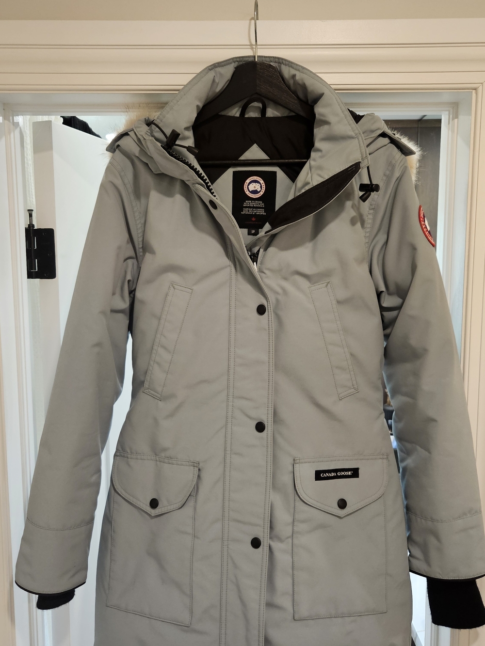 Canada Goose Women's Light Blue Parka Jacket